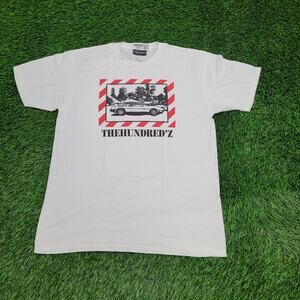 Vintage The-Hundred-Z Shirt L 21x28 DeLorean DMC-12 Car Y2K